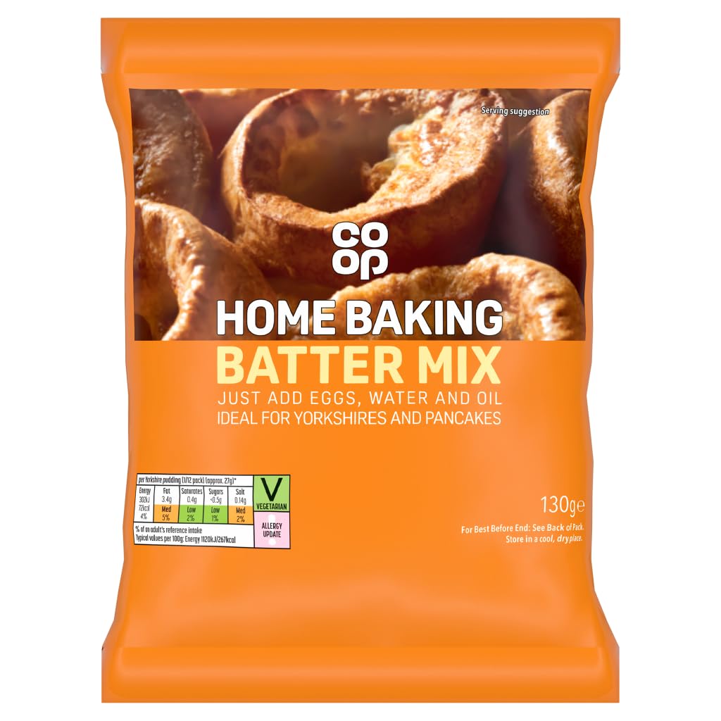 Co-op Home Baking Batter Mix, 130g