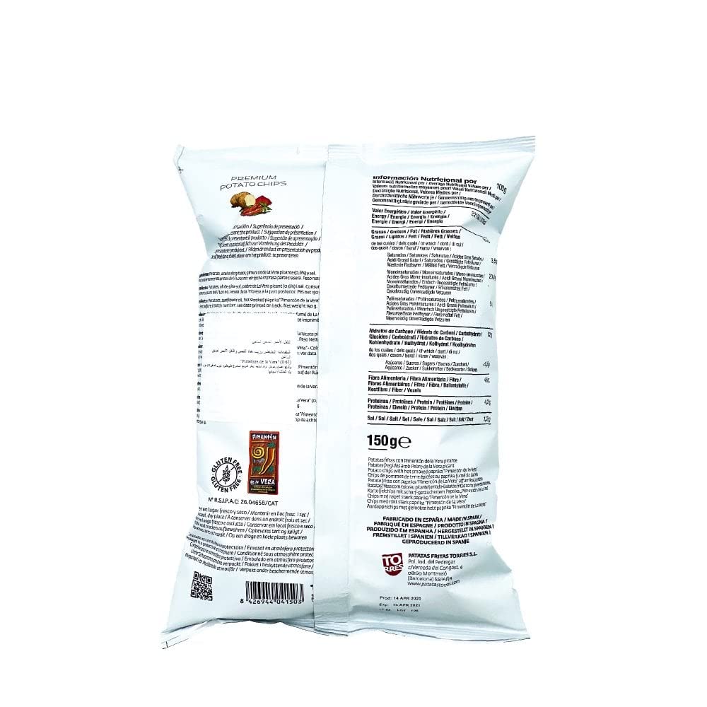 Torres Selecta Torres Smoked Paprika Crisps, 150g