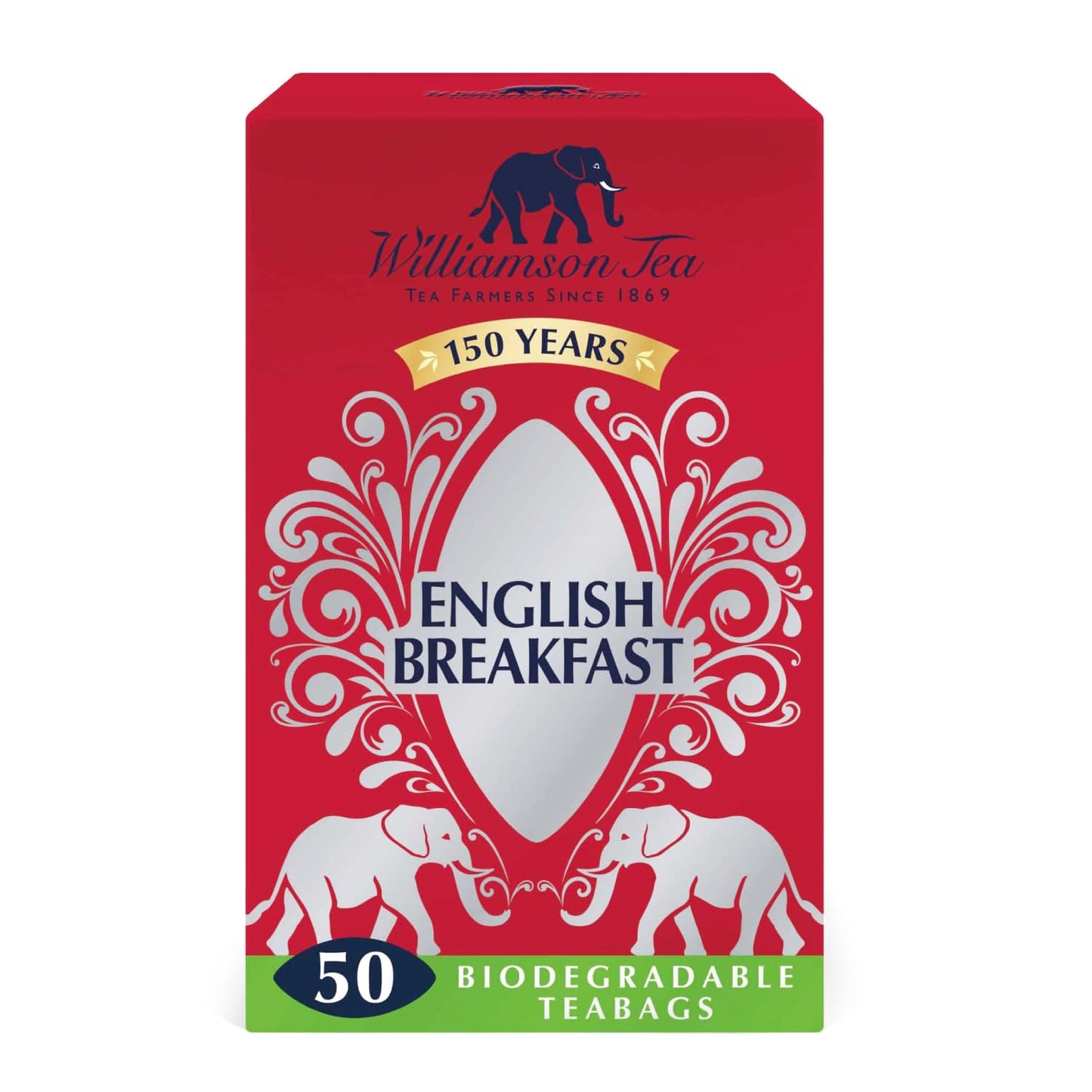 Williamson Tea English Breakfast 50 Tea Bags 125g