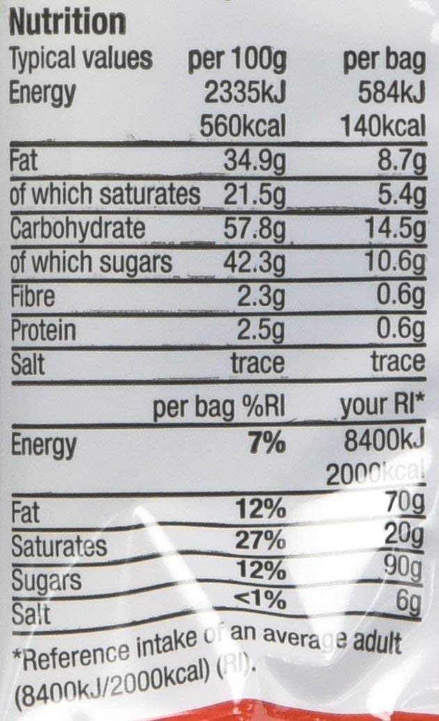 Morrisons Free from Chocolate Buttons 25g
