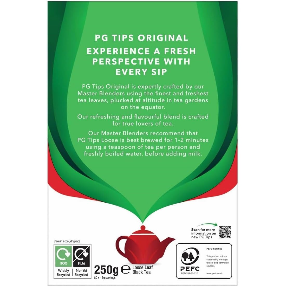 Pg Tips Loose Leaf Tea, 250 Gr