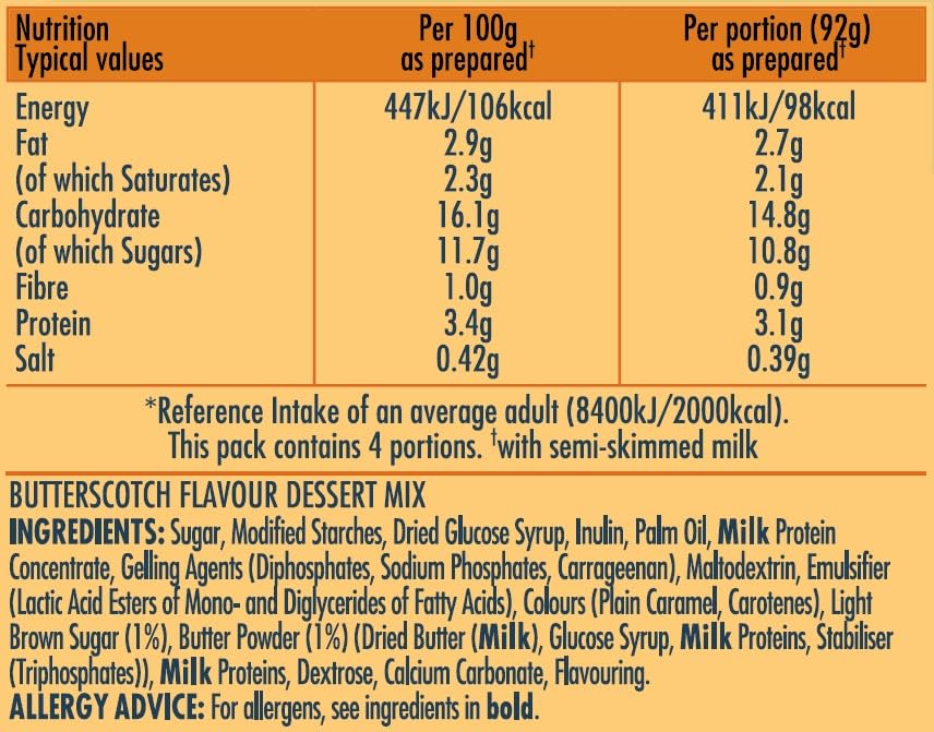 Angel Delight Sachets Desserts