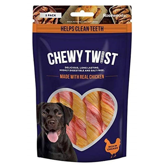 Rosewood Chewy Twists Kip, 115g