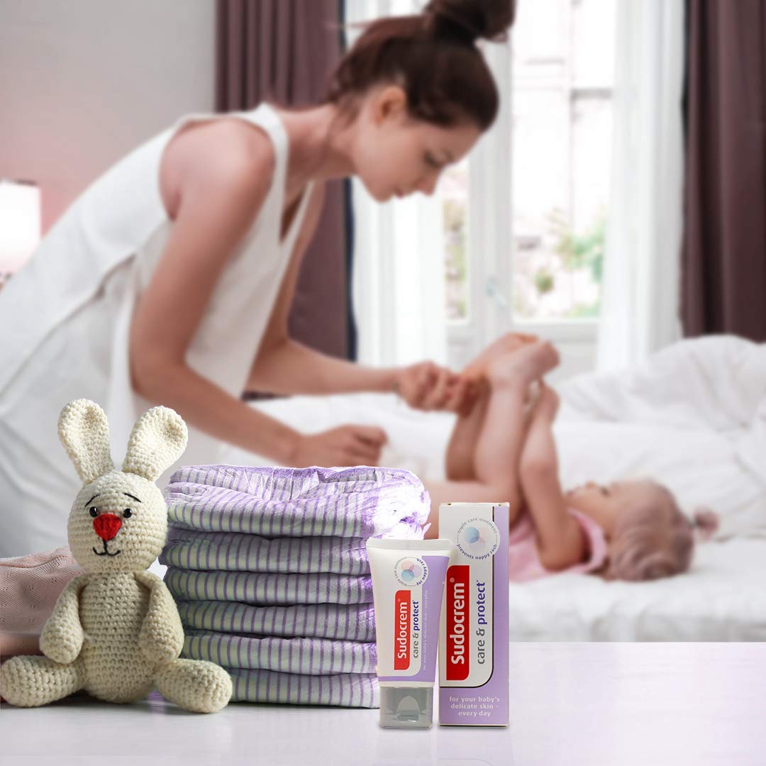 Sudocrem Nappy Rash Cream Kit, Includes Care & Protect 30g, Antiseptic Healing Cream 125g, My Little Sudocrem 22g, Nappy Rash Treatment