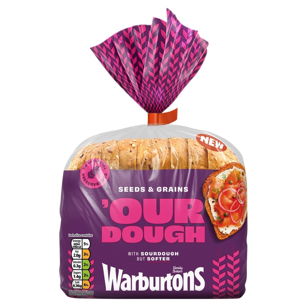 Warburtons Seeds and Grains Sourdough, 400g