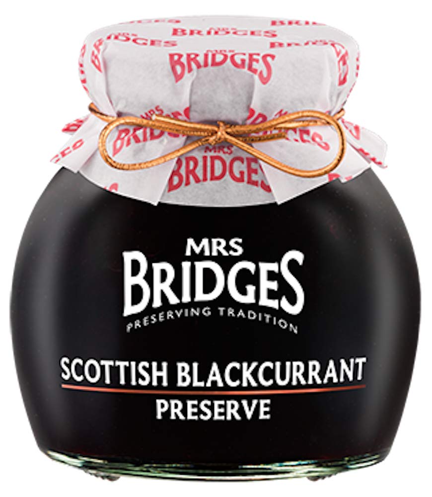 Mrs Bridges Scottish Blackcurrant Preserve 340g - Made in Scotland