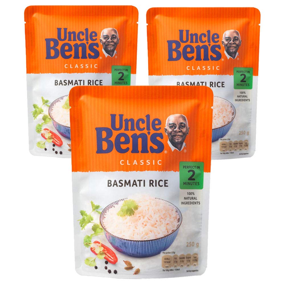 Uncle Ben's Basmati Rice 3 x 250g