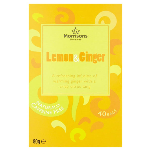 Morrisons Lemon & Ginger, Pack of 40