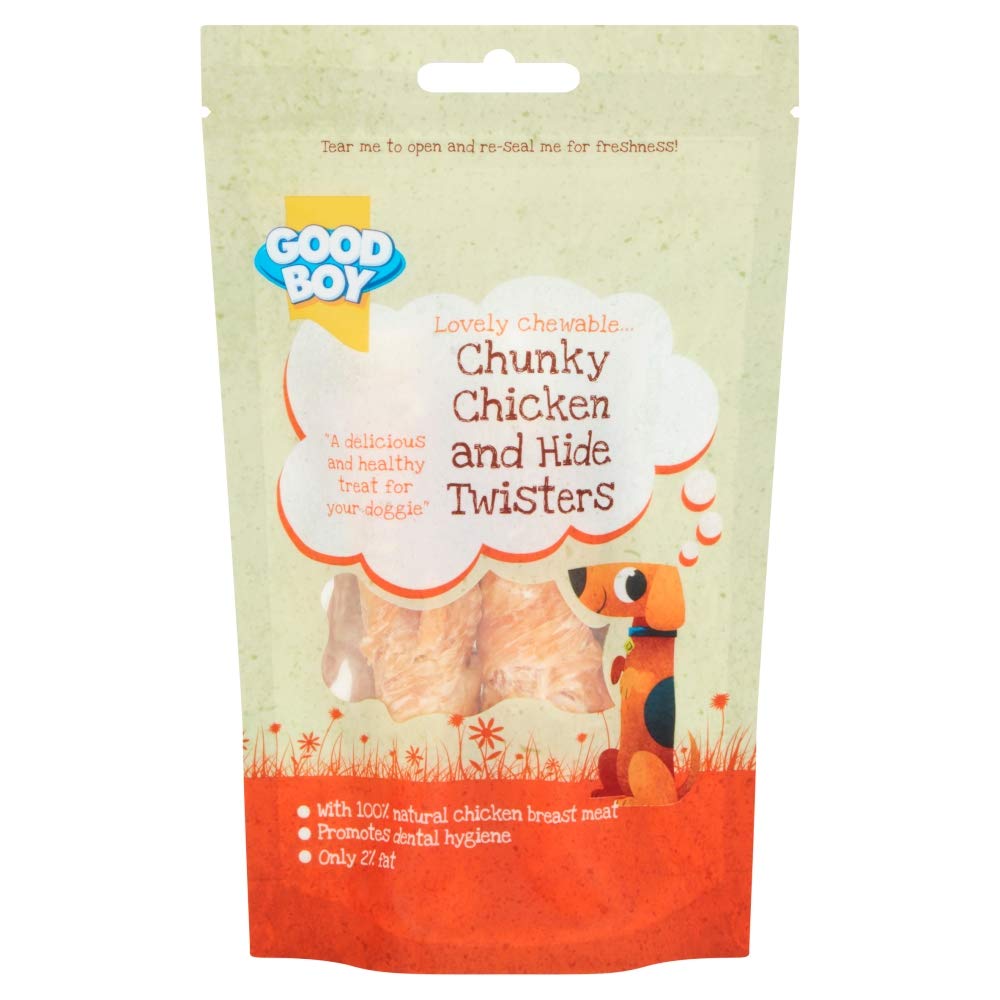 Good Boy Chunky Chicken And Hide Twisters 60g