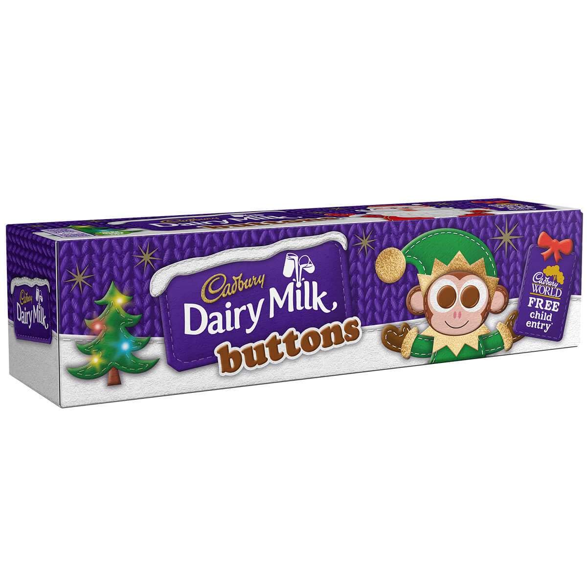 Cadbury Fair Trade Buttons Tube 72G