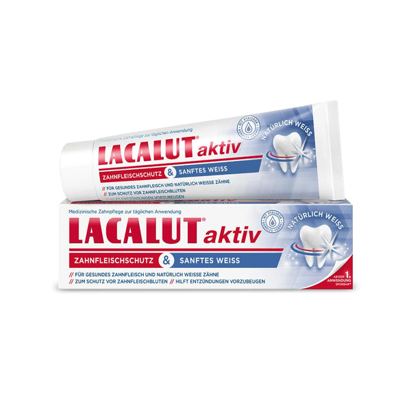 LACALUT whitening toothpaste for healthy teeth and gums