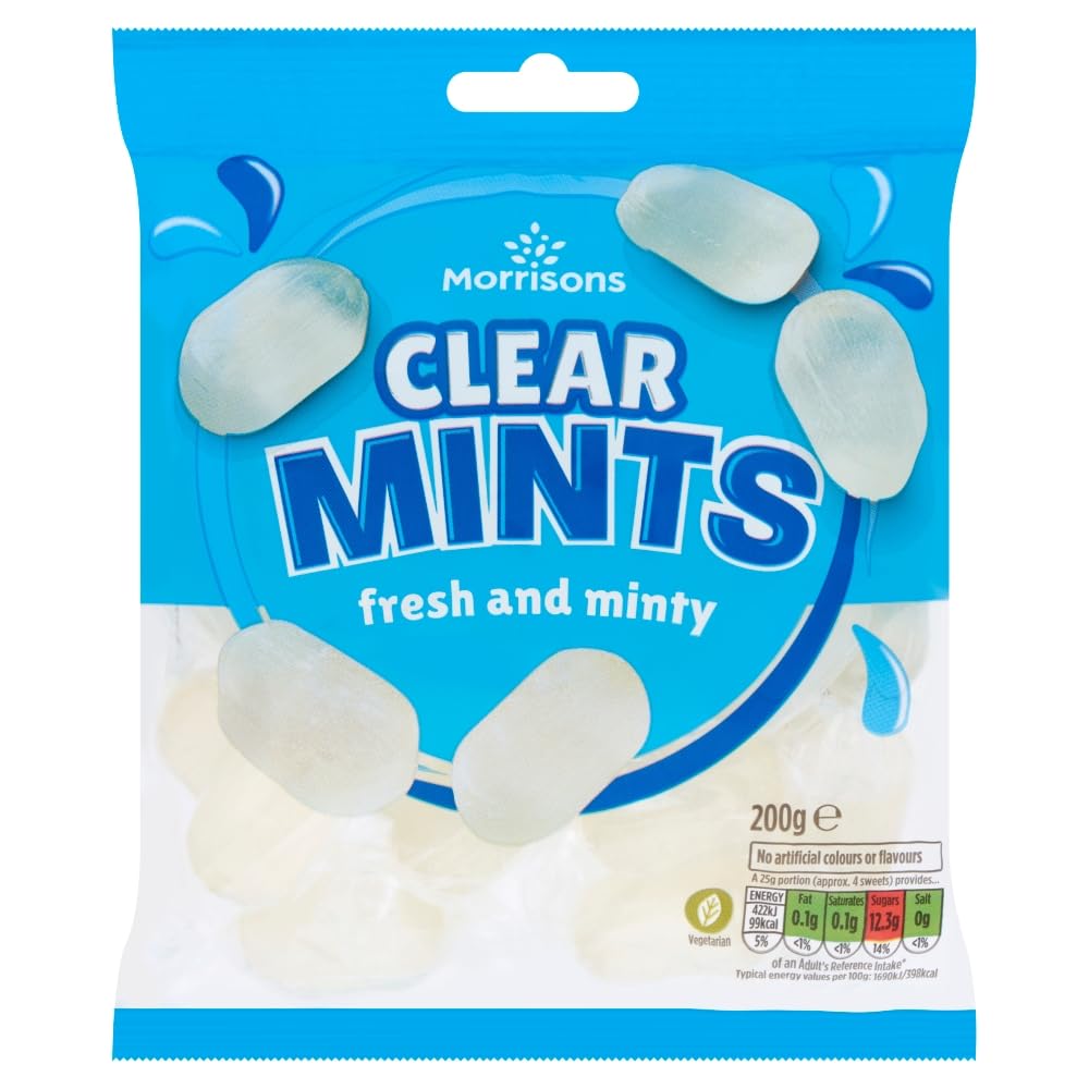Morrisons Clear Mints, 200g