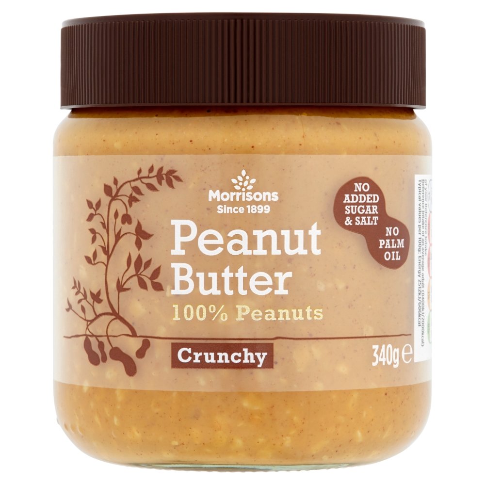 Morrisons Crunchy Peanut Butter, 340g