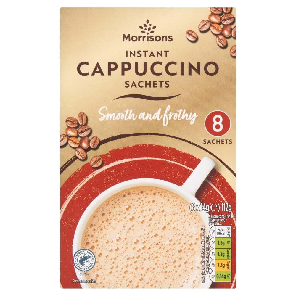 Morrisons Classic Instant Cappucino Sachets, 8 X 14g