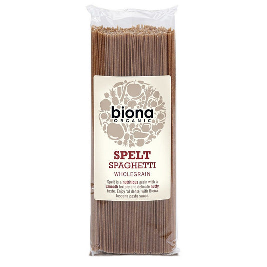 Biona Organic Spelt Wholegrain Spaghetti Pasta 500g