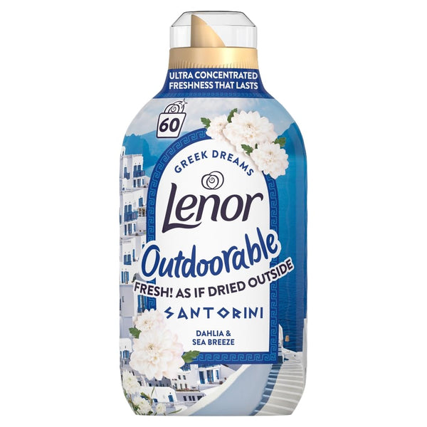 Lenor Outdoorables Santorini Dahlia & Sea Breeze 60 Washes 840ml