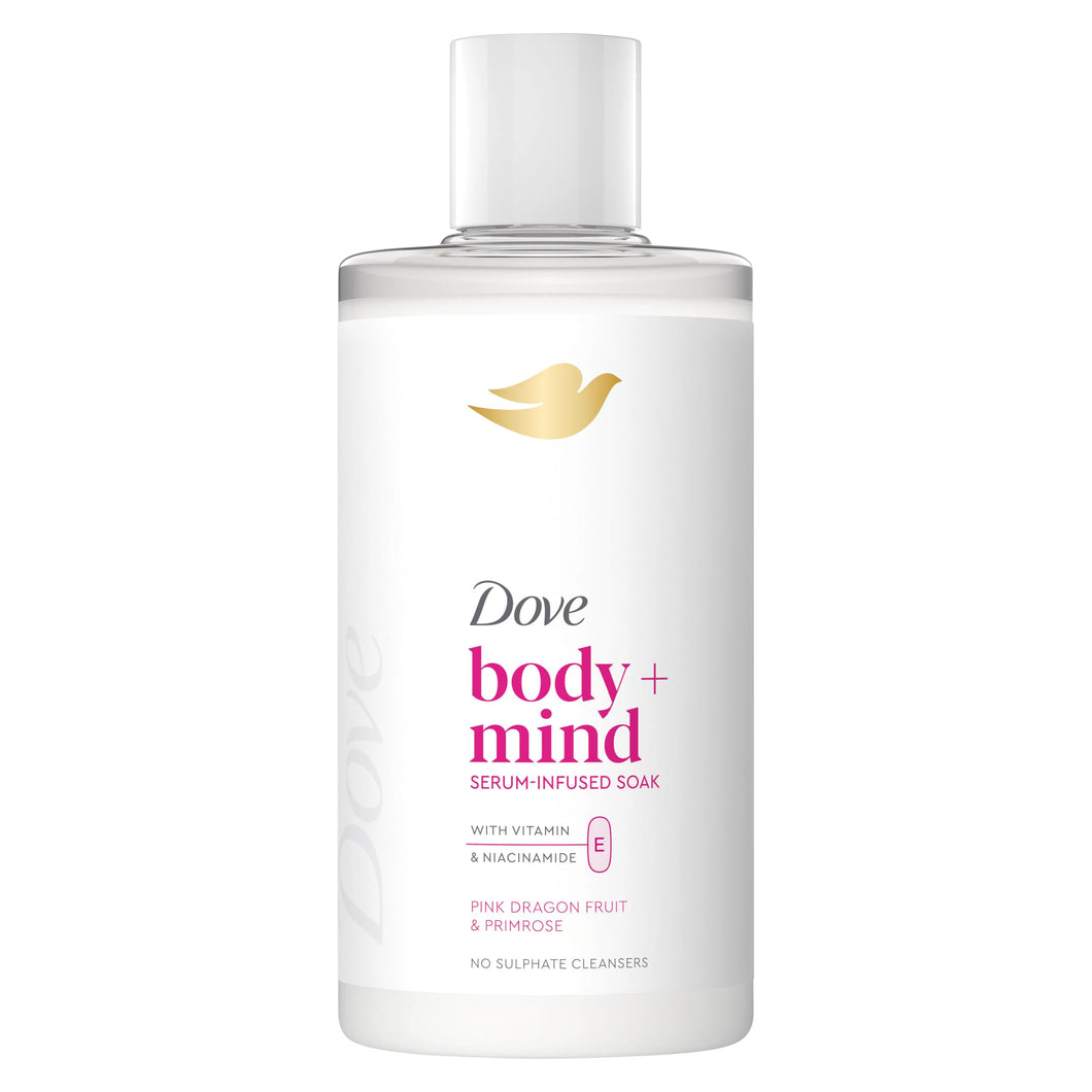 Dove body + mind Dragon Fruit Serum-Infused Bath Soak 400 ml