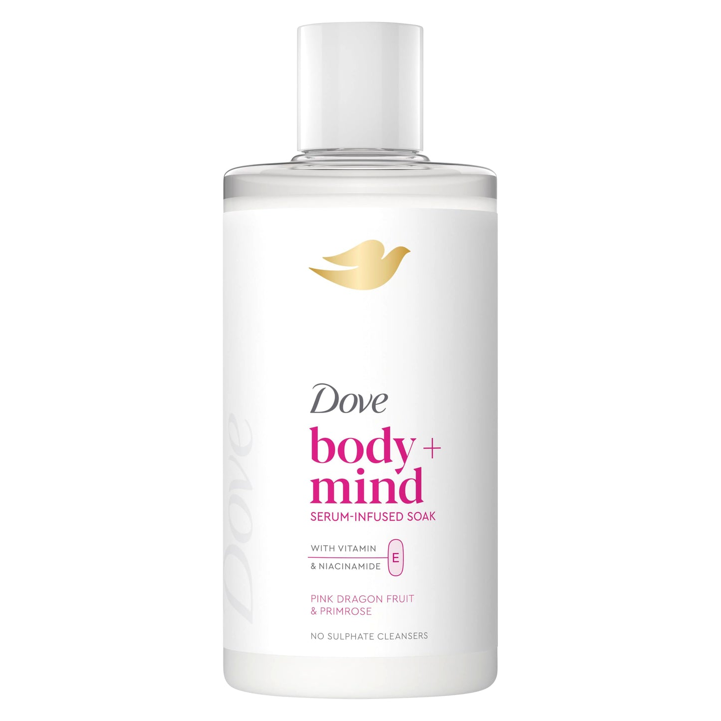Dove body + mind Dragon Fruit Serum-Infused Bath Soak 400 ml