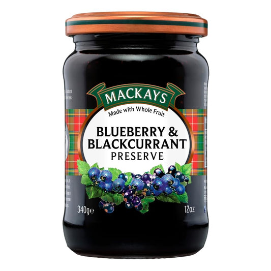 Mackays Blueberry & Blackcurrant Preserve, 340g