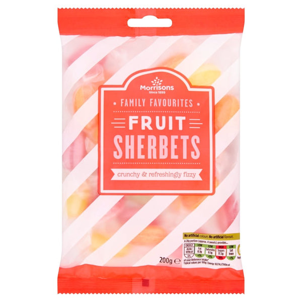 Morrisons Fruit Sherbets, 200g