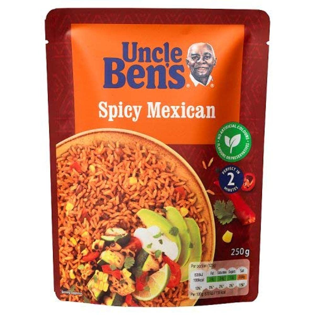 Uncle Ben's Spicy Mexican Rice, 250g