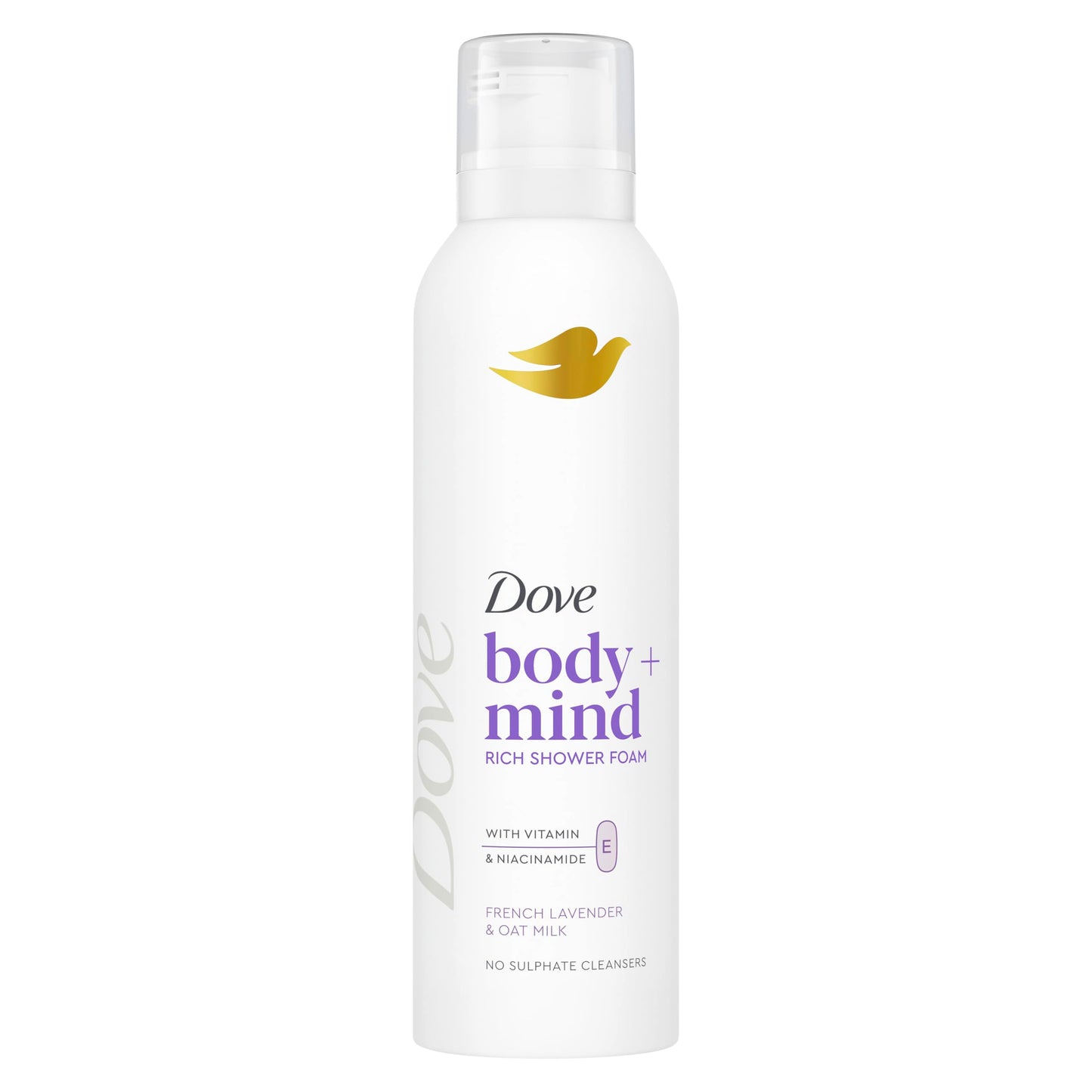 Dove Body + Mind French Lavender Rich Shower Foam 200 ml