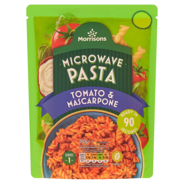 Morrisons Microwave Pasta Tomato & Mascarpone 200g