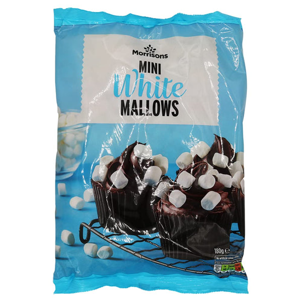 Morrisons White Mini Marshmallows, 180g