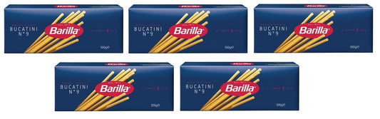 5X Barilla Bucatini Italian Pasta No. 9. 500g