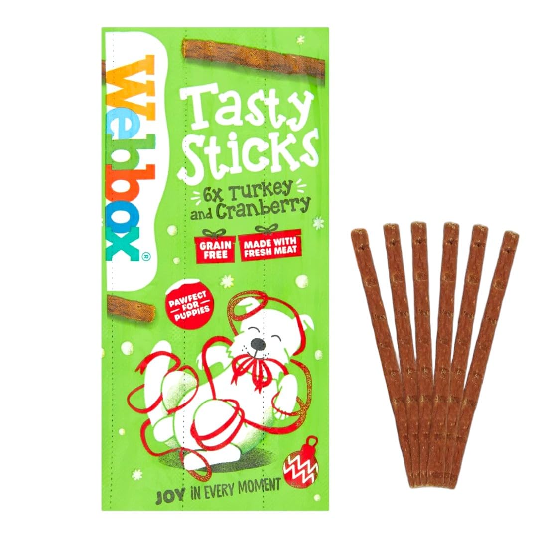 Webbox Dog Sticks Turkey and Cranberry, 30 g