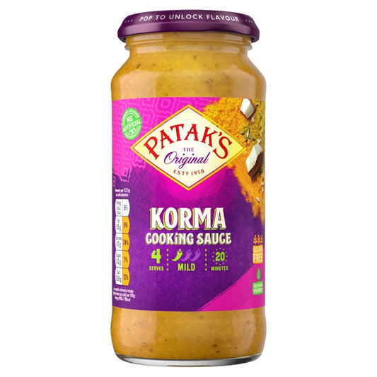 Pataks Korma Mild Cooking Sauce, 450g