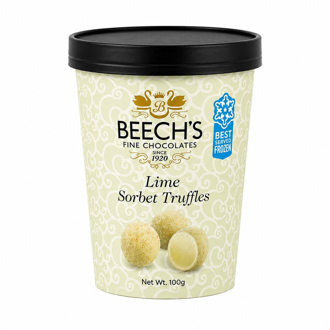 Beech's Lime Sorbet Truffles (100g)