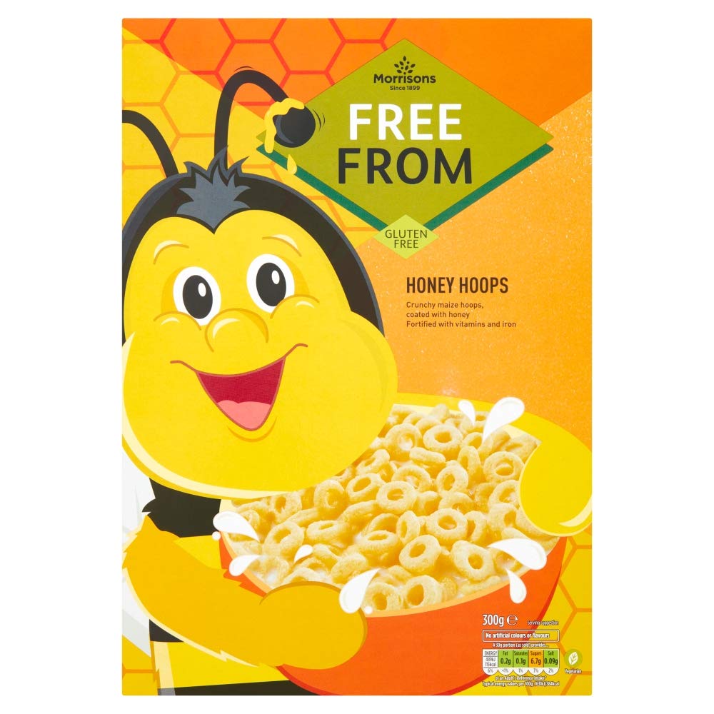 Morrisons Free From Honey Hoops 300g
