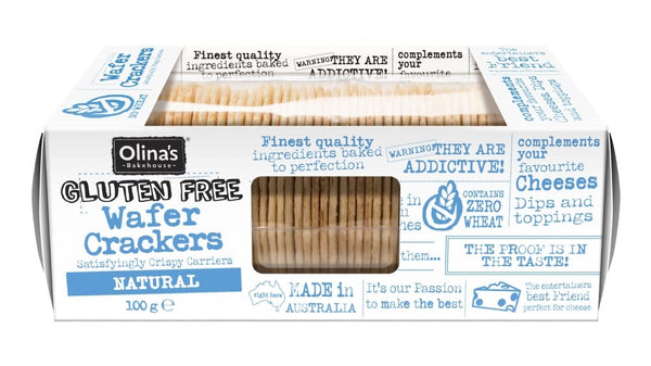 Olina's Bakehouse Gluten-Free Wafer Crackers, 100g