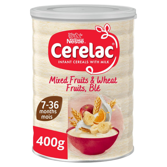Cerelac Infant Cereals with Milk Mixed Fruits & Wheat 7+ Months 400g