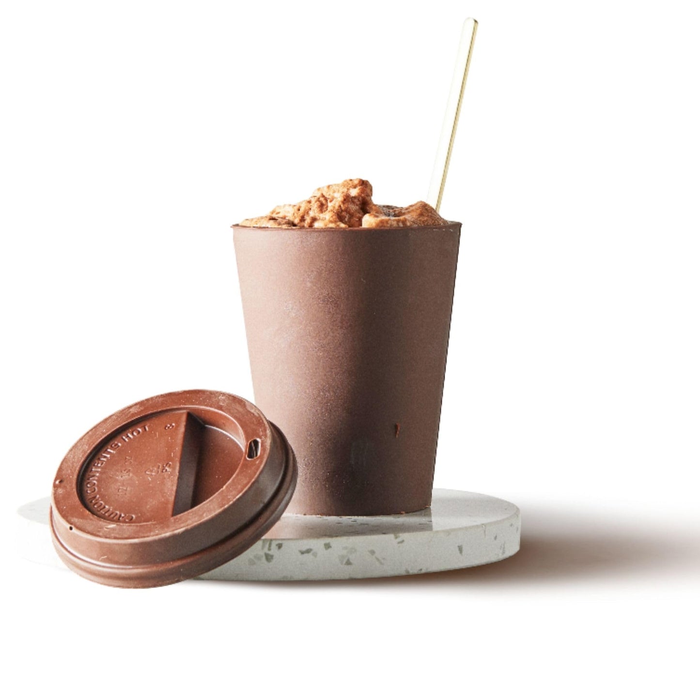 Van Houten Dark Ground Chocolate 1 x 1kg. 100% Chocolate. Serve Hot or Cold