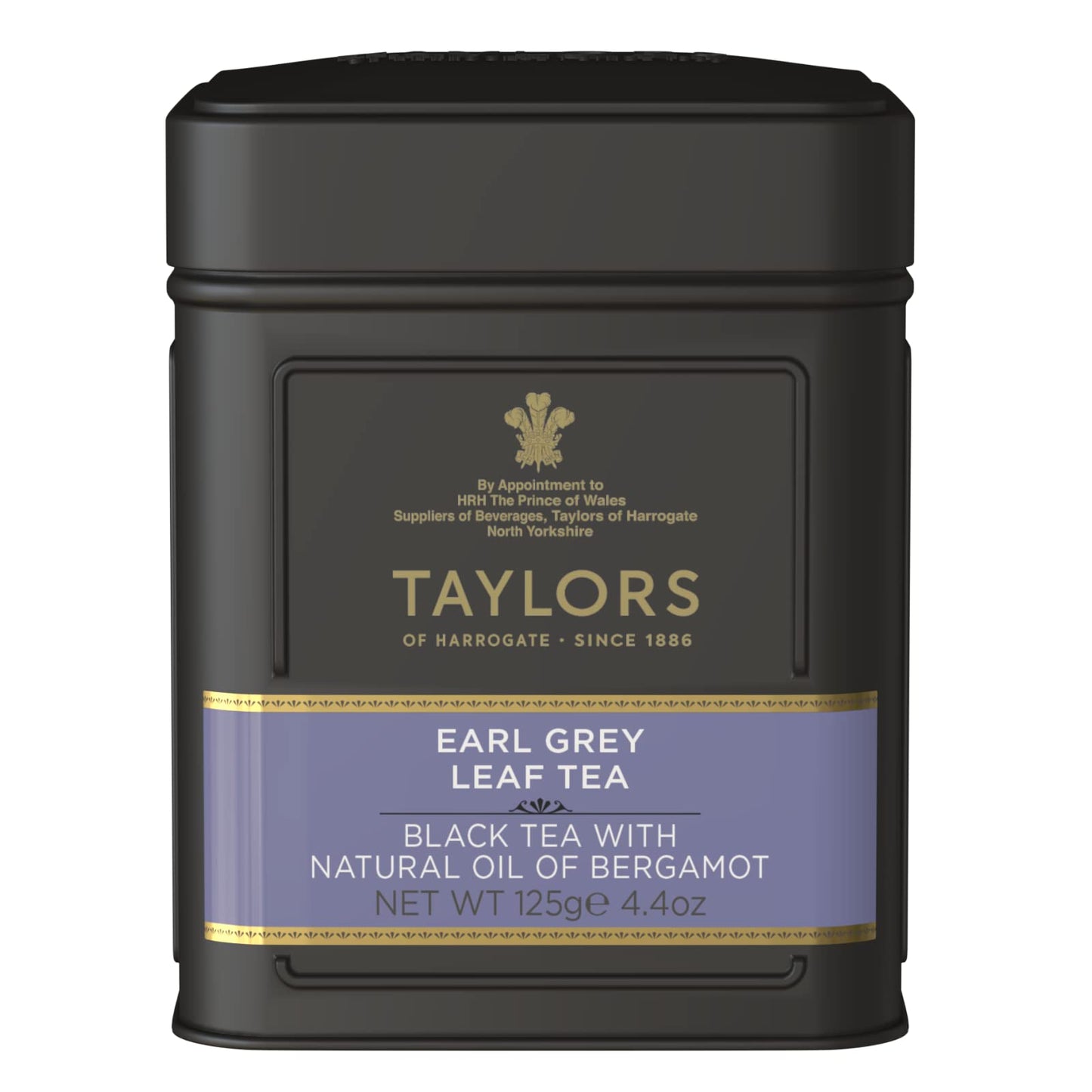 Taylors of Harrogate Earl Grey Leaf Tea 125g Caddy