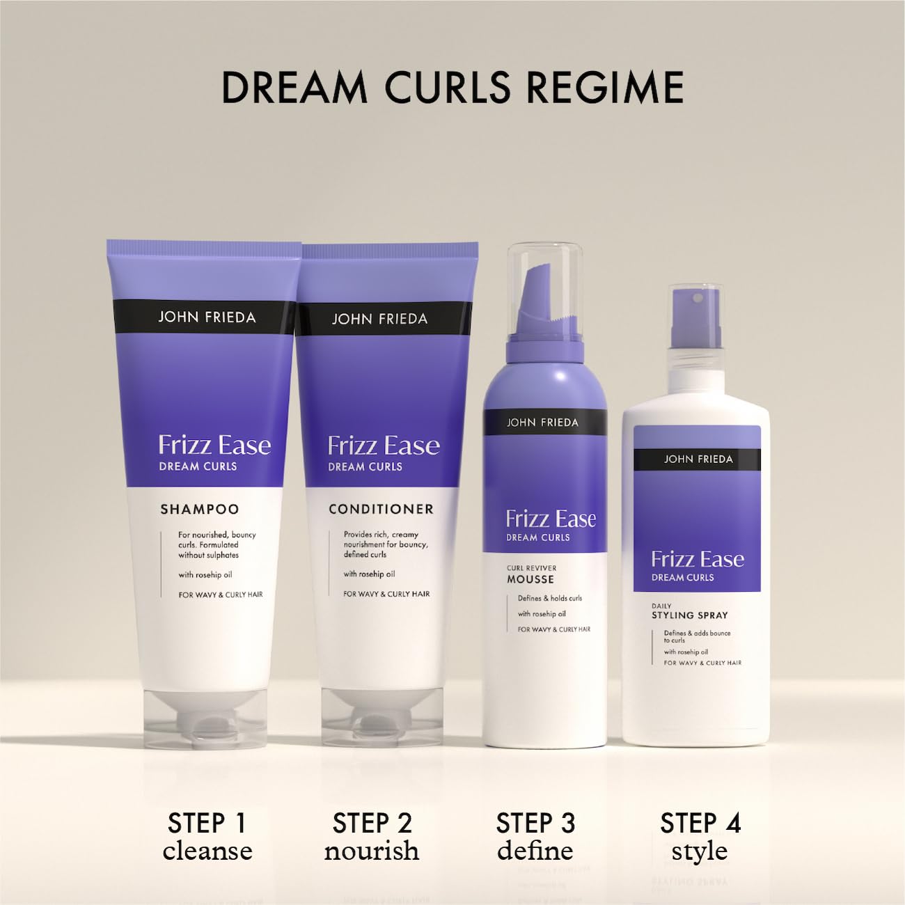 John Frieda Frizz Ease Dream Curls Curl Reviver Mousse 200ml