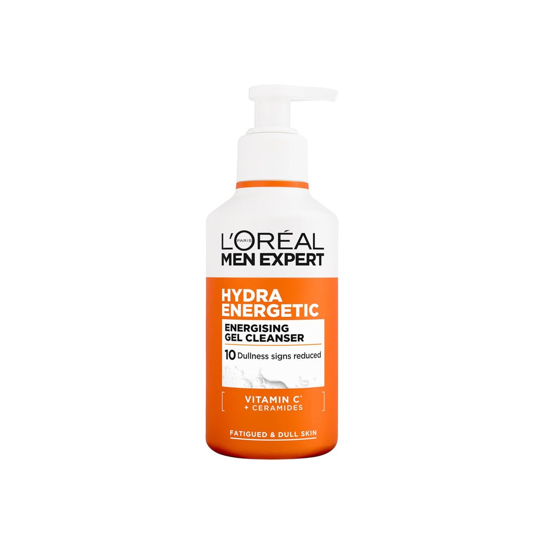 L'Oréal Men Expert Face Wash, Hydra Energetic Hydrating Face Cleanser 260ml