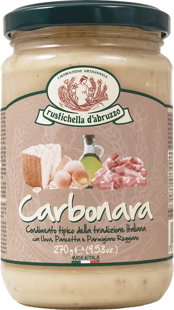 Rustichella Sugo Carbonara, Artisan Pasta Sauce, 270 g