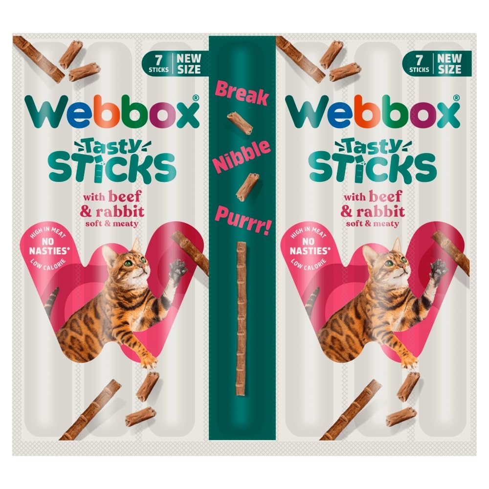 Webbox Tasty Sticks with Beef & Rabbit 7pk