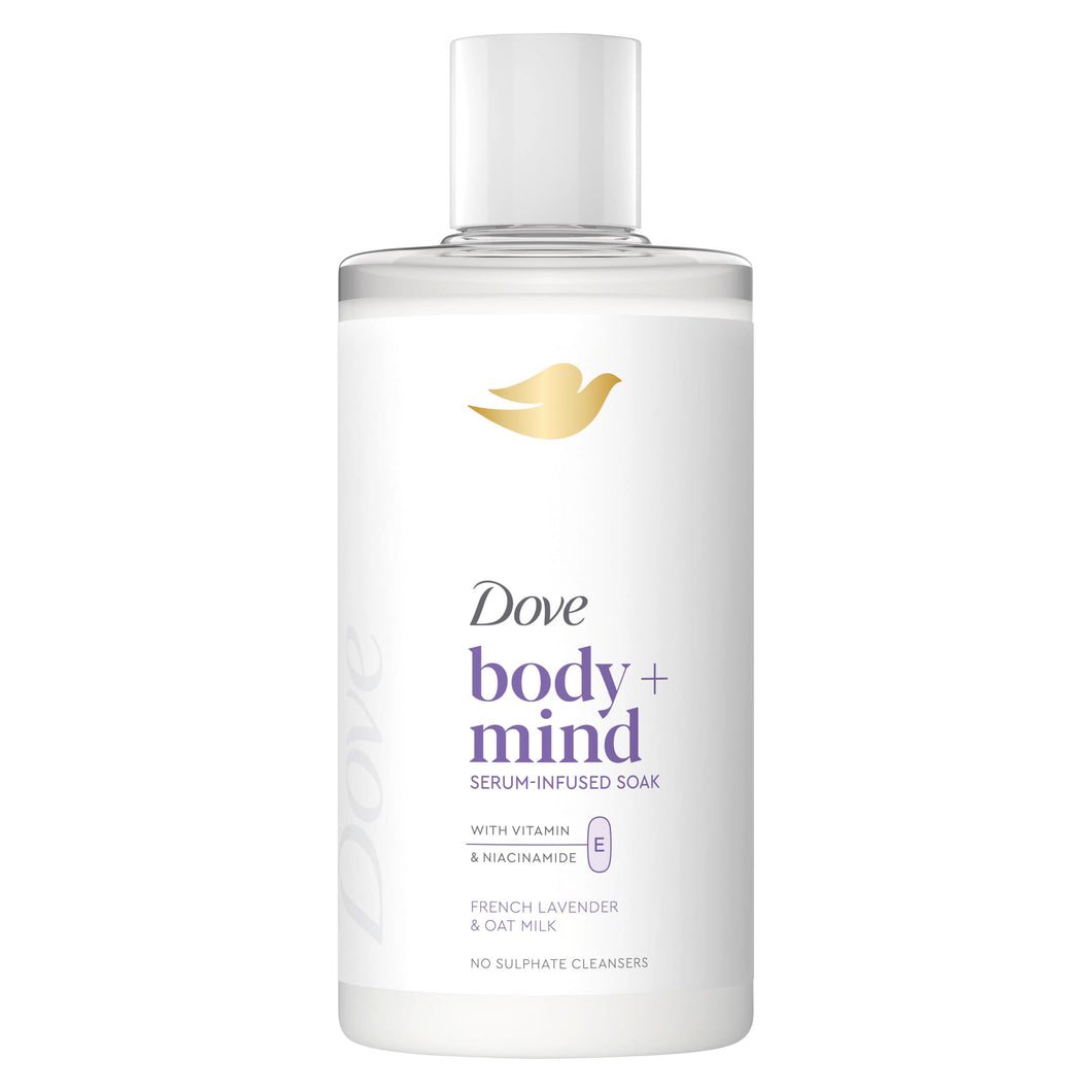 Dove body + mind French Lavender Serum-Infused Bath Soak 400 ml