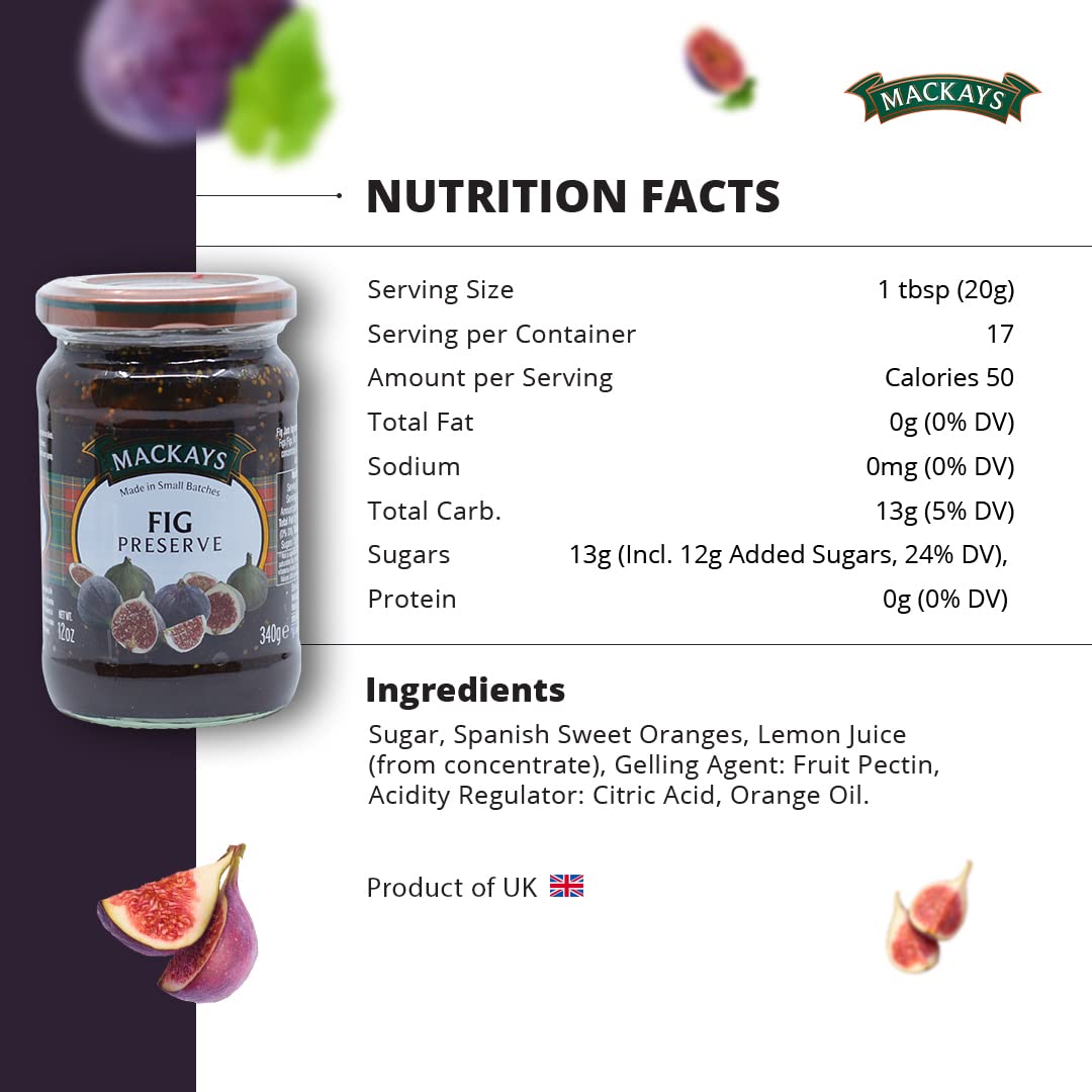Mackays Fig Preserve, 340g