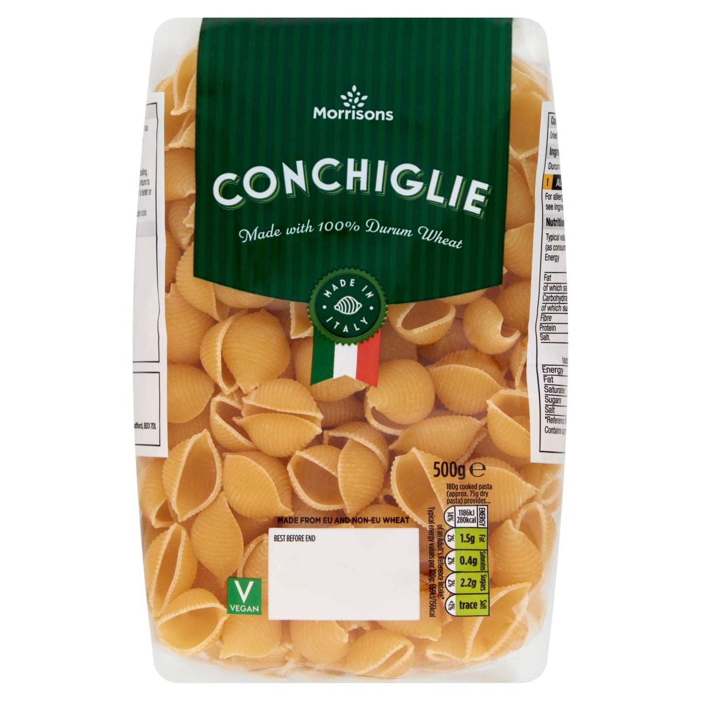Morrisons Conchiglie, 500g
