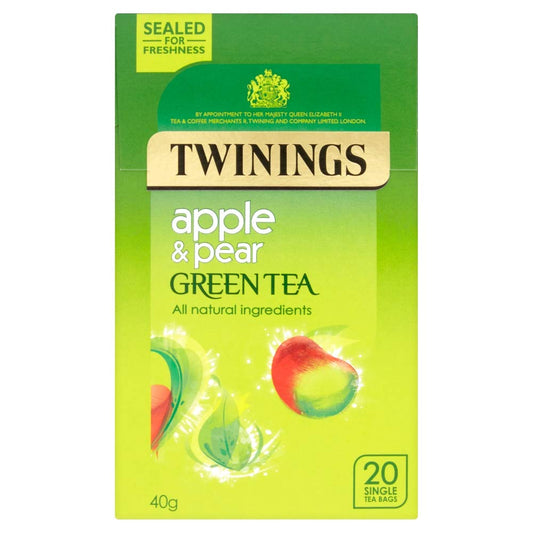 Twinings Apple & Pear Green Tea 20 Tea Bags