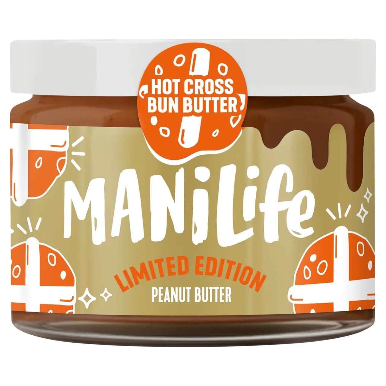Manilife Hot Cross Bun Peanut Butter, Limited Edition