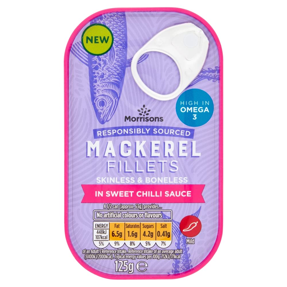 Morrisons Mackerel Sweet Chilli Sauce 125g