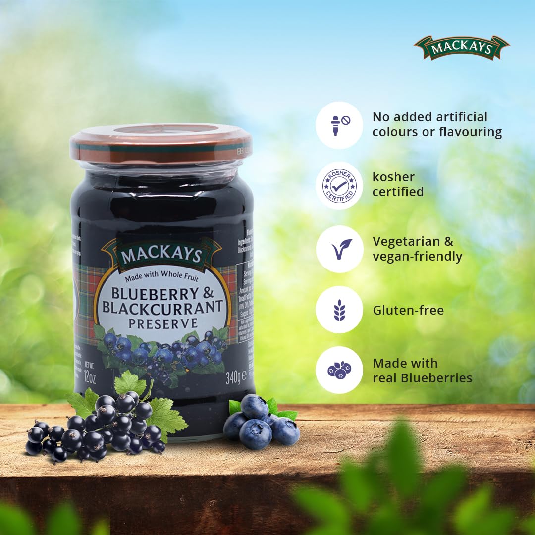 Mackays Blueberry & Blackcurrant Preserve