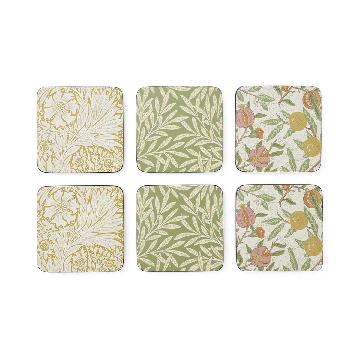 Spode Simply Mixed Coasters - Set of 6