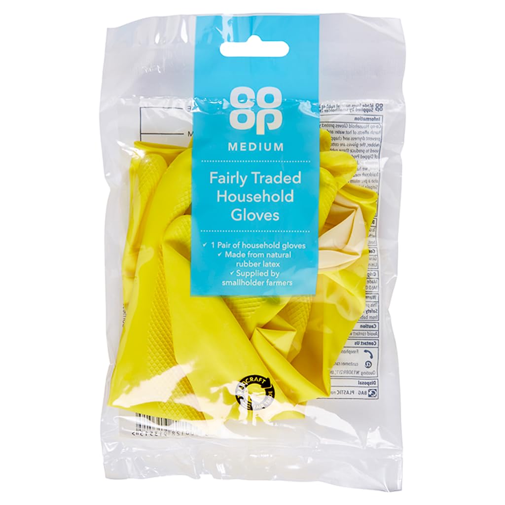 Co-op Medium Fairly Traded Household Gloves